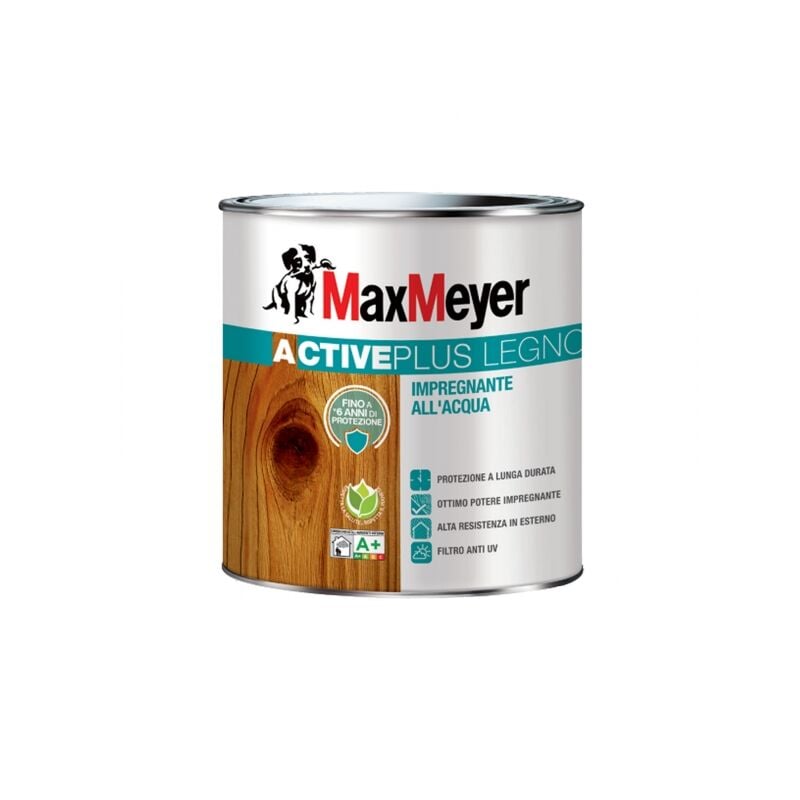 foto del prodotto impregnante all acqua per legno active plus incolore 0,75 lt max meyer