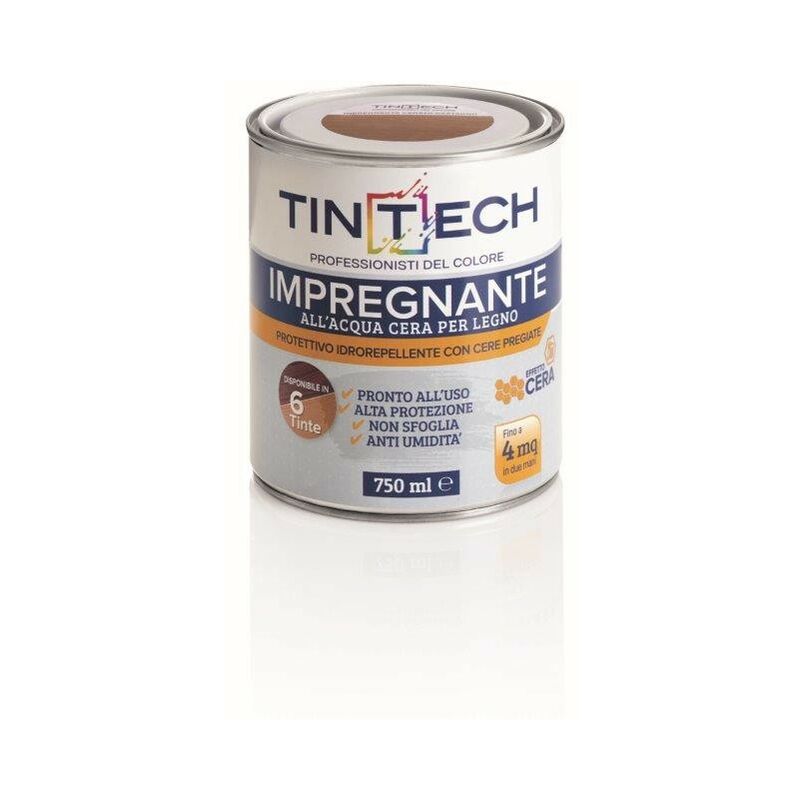 foto del prodotto impregnante allacqua cera per legno protettivo idrorepellente colore ciliegio 750ml