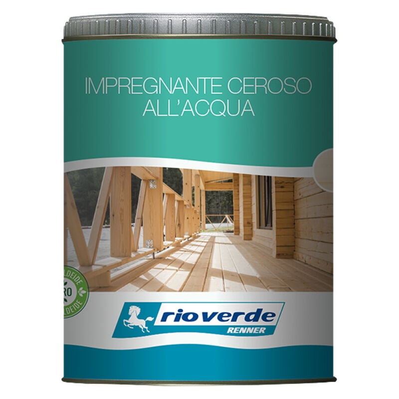 foto del prodotto impregnante ceroso ad acqua rc 1530 750 ml rioverde mogano