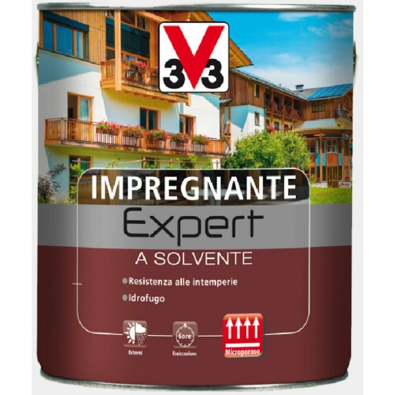 foto del prodotto impregnante expert solvente 2,5 noce douglas per proteggere e valorizzare il legno esterno