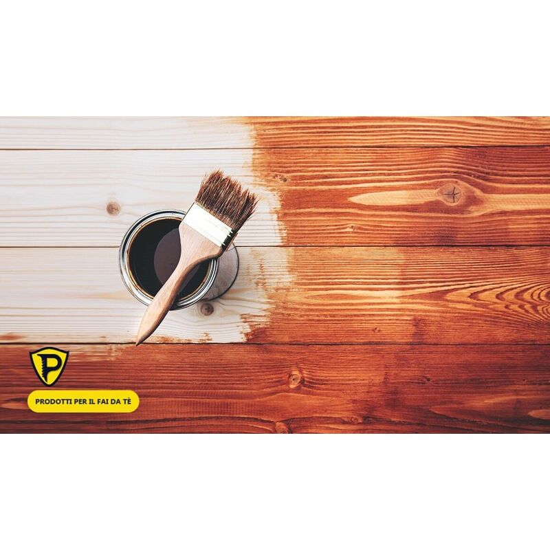 foto del prodotto impregnante o cerato legno fungicida ad acqua per esterno professionale da 750ml impregn. trasparente naturale
