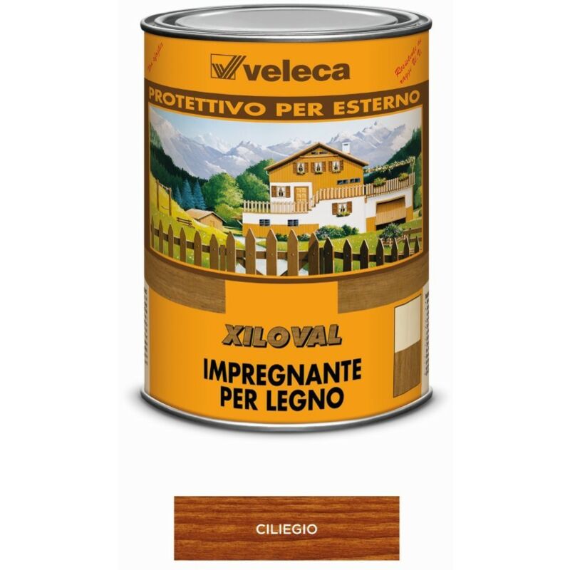 foto del prodotto impregnante per legno veleca xiloval ciliegio litri 1 veleca