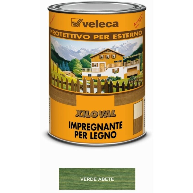 foto del prodotto impregnante per legno xiloval verde abete litri 1 fioriere veleca veleca