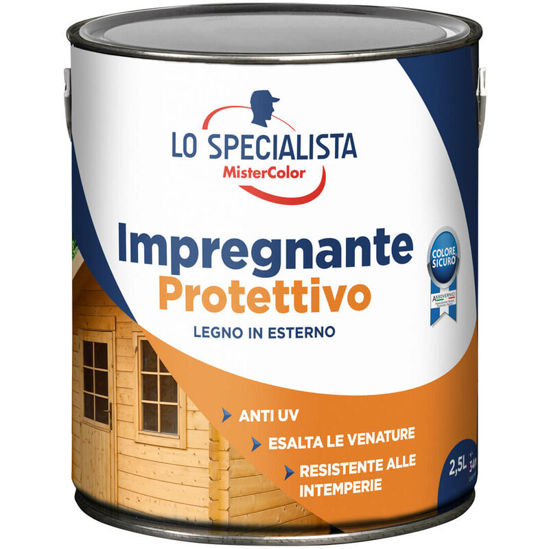 foto del prodotto impregnante solvente noce chiaro litri 2,5