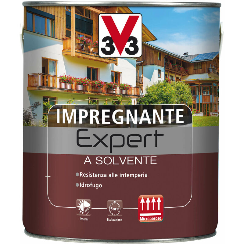 foto del prodotto impregnante solvente noce scuro litri 3