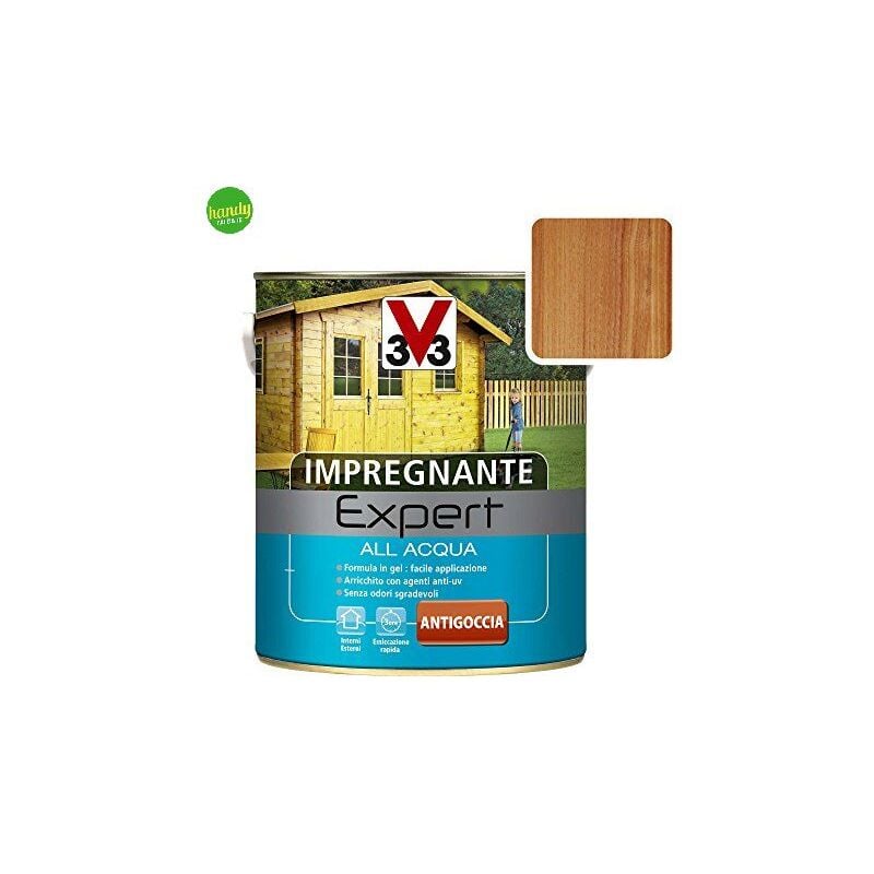 foto del prodotto impregnante v33 ad acqua lt.0,75 expert noce scuro