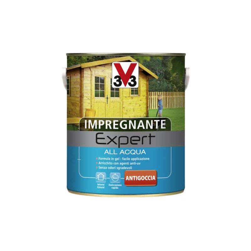 foto del prodotto impregnante v33 ad acqua lt.2,50 expert noce medio