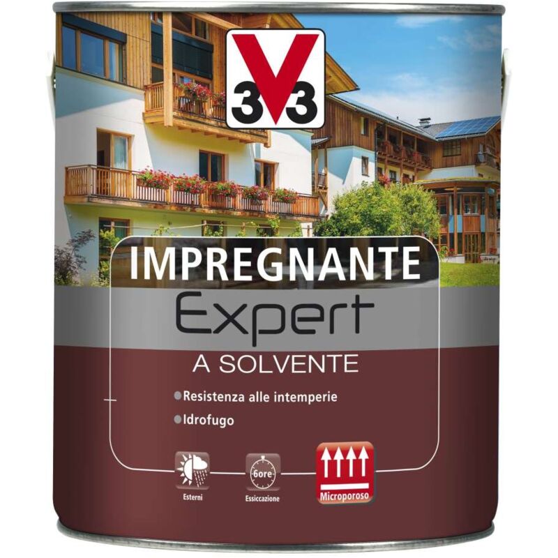 foto del prodotto impregnante v33 solvente lt.2,50 expert noce medio