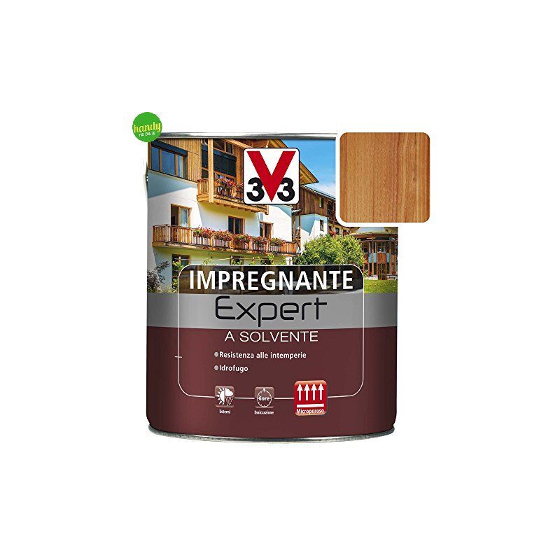 foto del prodotto impregnante v33 solvente lt.2,50 expert noce scuro
