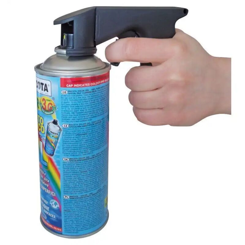 foto del prodotto impugnatura a pistola per bombolette spray universale professionale macoplus