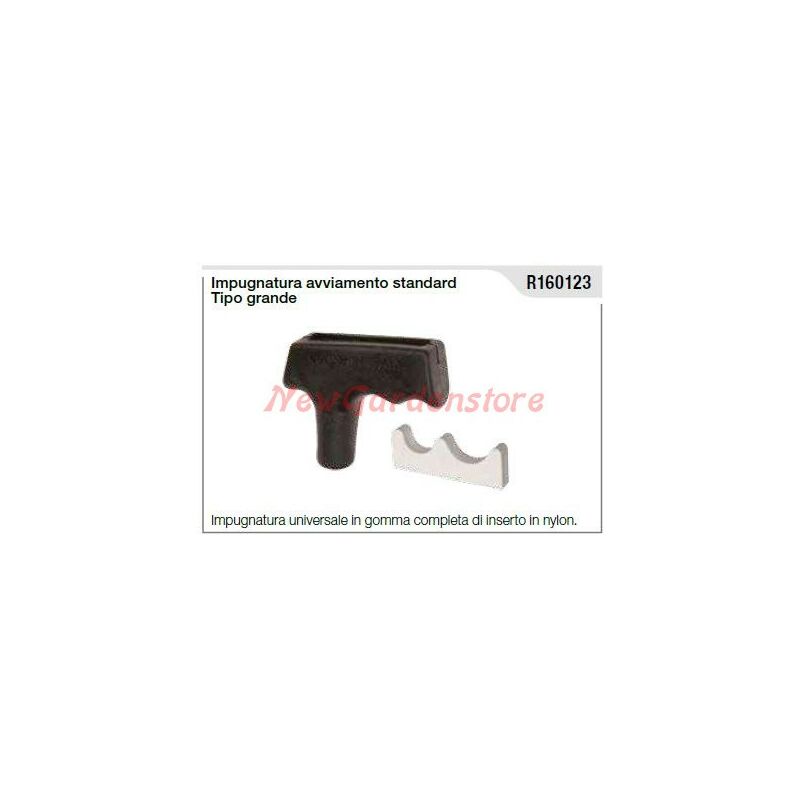foto del prodotto impugnatura avviamento standard tipo grande universale in gomma r160123