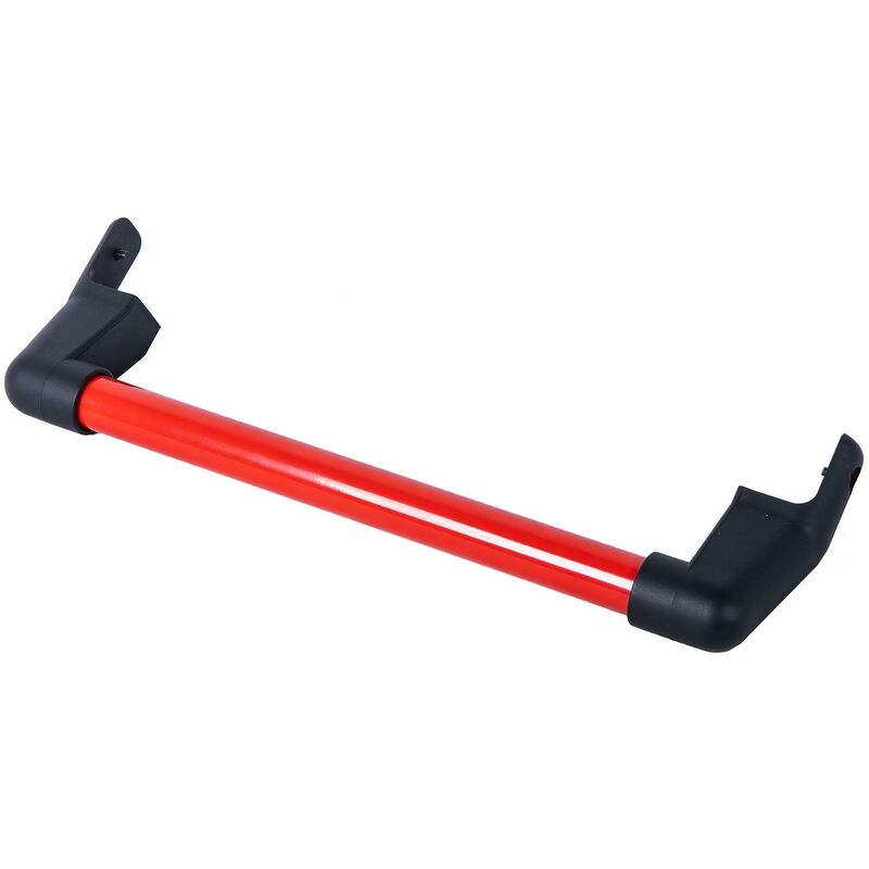 foto del prodotto impugnatura in acciaio con supporti di plastica, avanti sx dietro dx