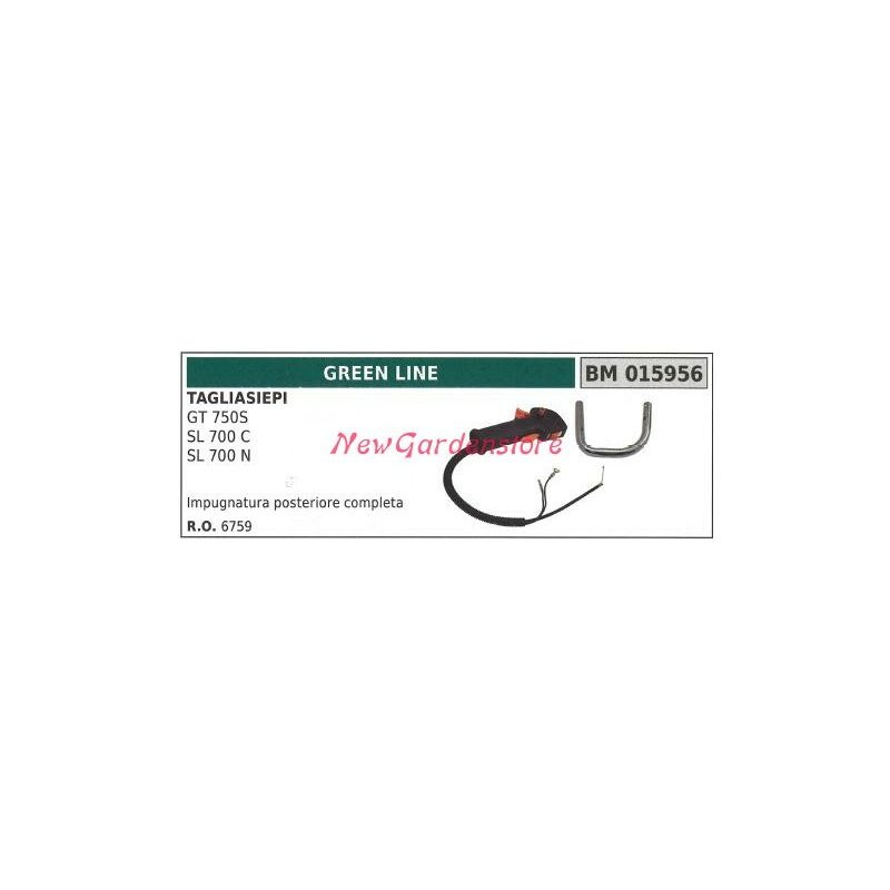 foto del prodotto impugnatura posteriore greenline tagliasiepe gt 750s 015956