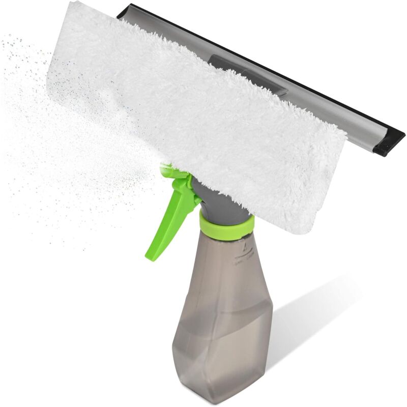 foto del prodotto in 1, tergicristallo con funzione spray, lavavetri, accessori bagno, kit pulizia, estrattore acqua, lavavetri, kit pulizia vetri
