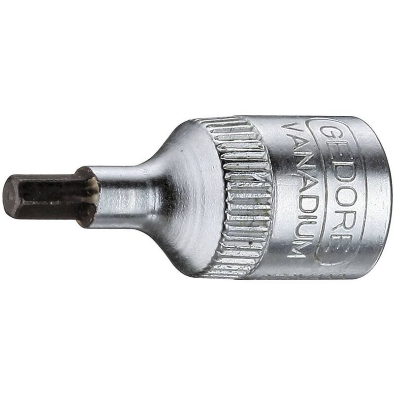 foto del prodotto in 20 3 6176010 brugola interna inserto giravite 3 mm 1 4 6.3 mm gedore