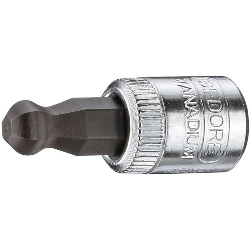 foto del prodotto in 20 k 5 2219417 brugola interna inserto giravite 5 mm 1 4 6.3 mm gedore