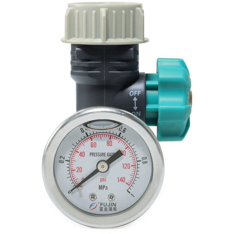 immagine 0 del prodotto in regolatore di pressione dell acqua regolabile con manometro regolatore di irrigazione per giardino in serra riduttore di pressione dell acqua