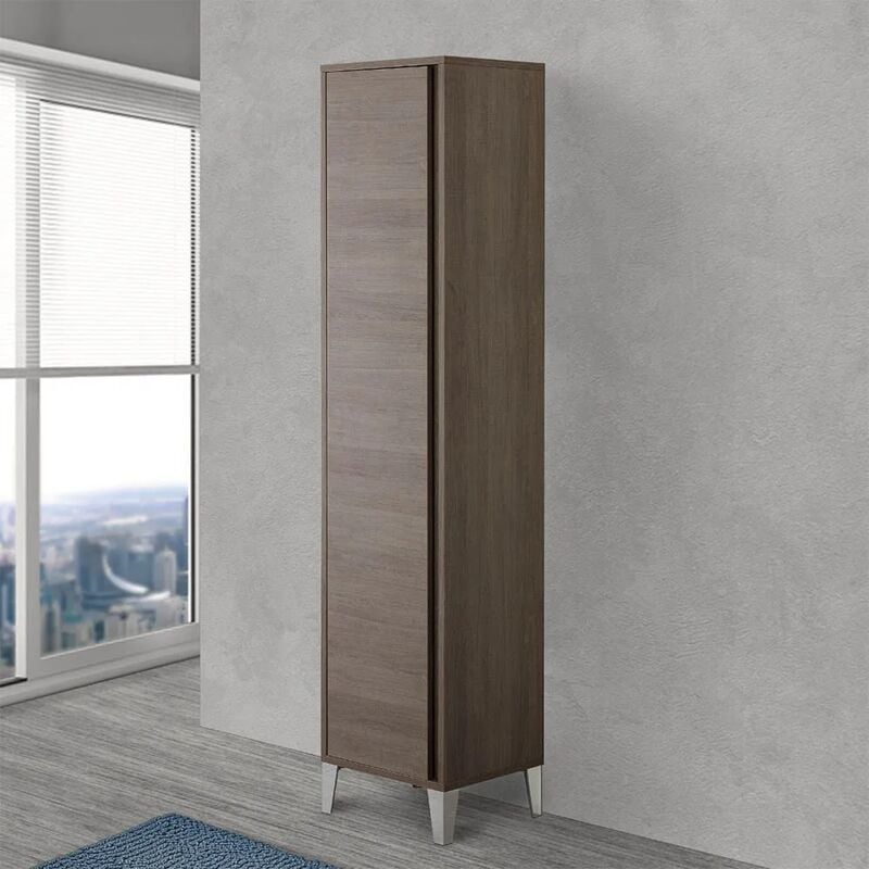 foto del prodotto inbagno colonna bagno porta scopa 40 cm linea way colore rovere scuro
