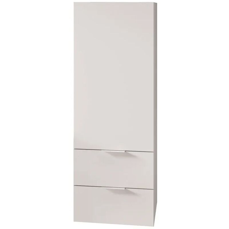 foto del prodotto inbagno colonna bagno sospesa 110 cm bianco opaco con anta e cassetti matisse