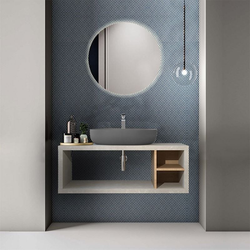foto del prodotto inbagno composizione bagno sospesa aperta 110 cm master grigio nuvola