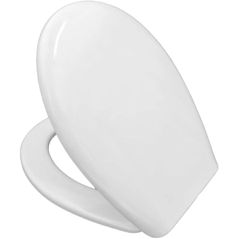 foto del prodotto inbagno copriwater compatibile serie karla di rak chiusura rallentata soft close bianco