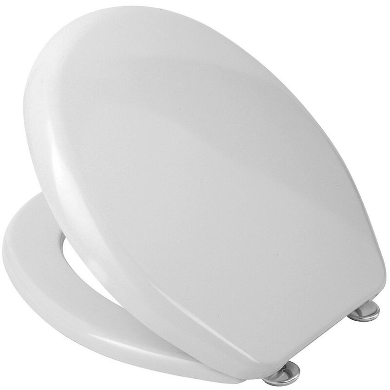 foto del prodotto inbagno copriwater g.s.i. bianco in termoindurente compatibile serie clizia