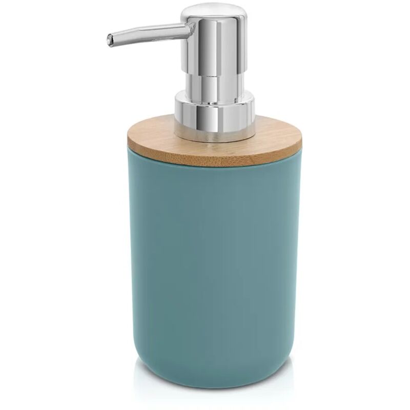 foto del prodotto inbagno dispenser sapone da appoggio acquamarina in abs e bamb surf