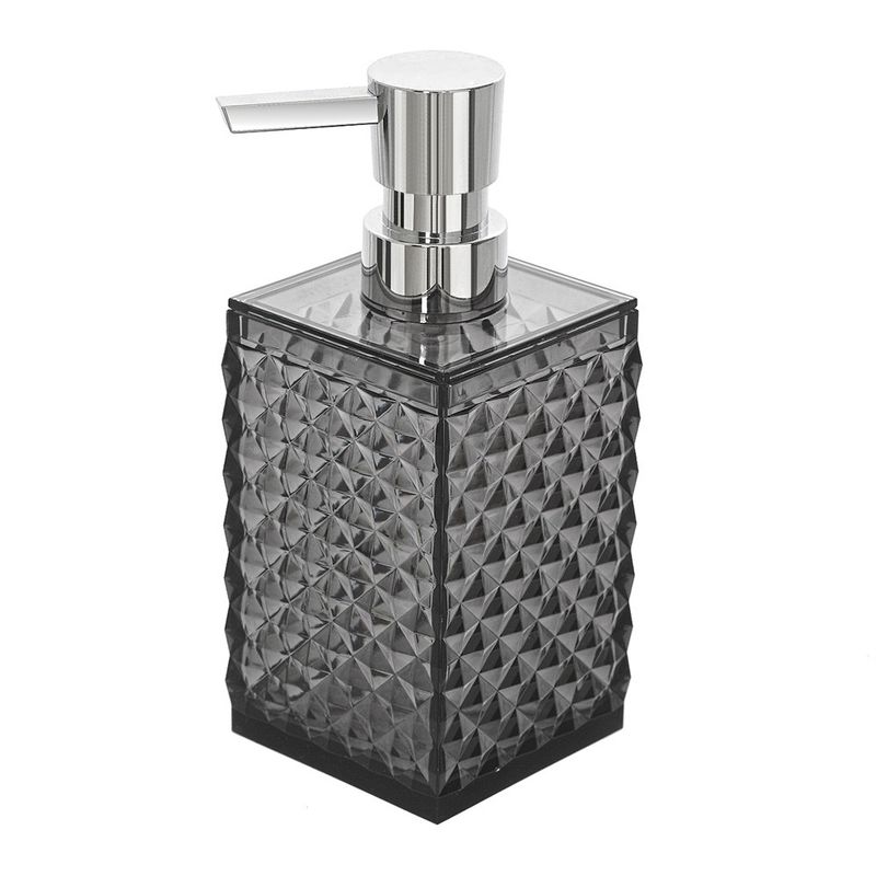 foto del prodotto inbagno dispenser sapone nero trasparente in plastica as