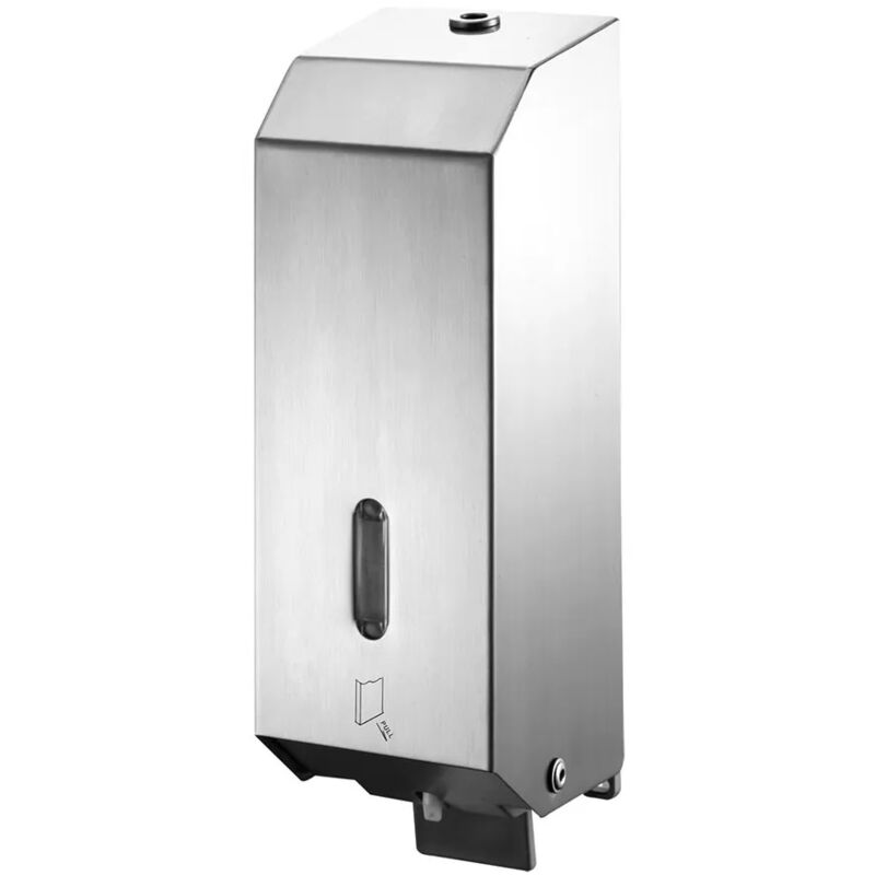 foto del prodotto inbagno erogatore sapone liquido a parete 1200 ml in acciaio inox satinato