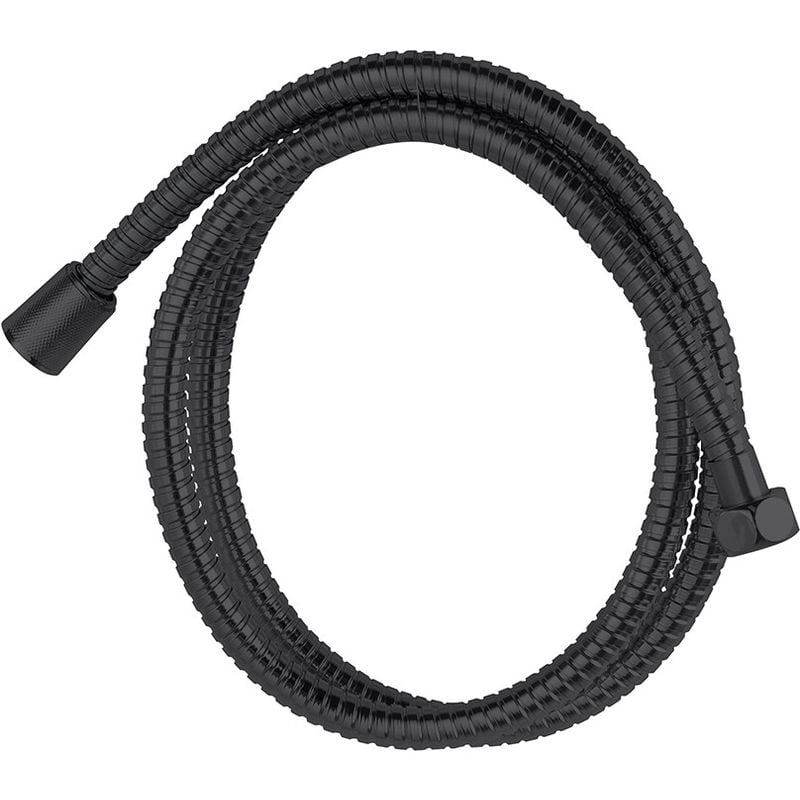 immagine 0 del prodotto inbagno flessibile doccia da 150 cm in acciaio nero opaco con doppia aggraffatura