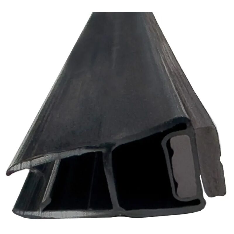 foto del prodotto inbagno guarnizione magnetica nero opaco 200 cm per nicchia doccia 5 6 mm