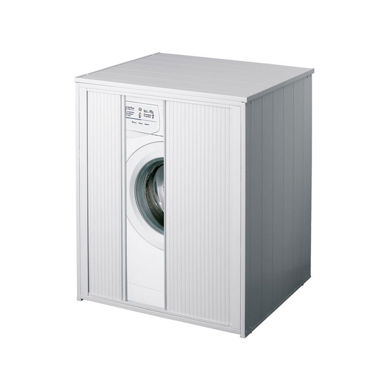 foto del prodotto inbagno kit mobile coprilavatrice in resina. mobili lavanderia