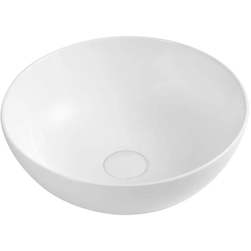 foto del prodotto inbagno lavabo da appoggio a ciotola 33 cm bianco lucido in ceramica espeon
