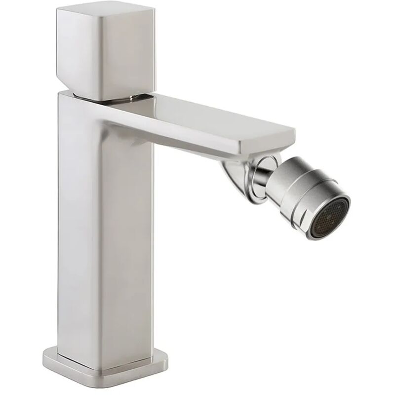 foto del prodotto inbagno miscelatore bidet in ottone color nichel con piletta click clack lotus