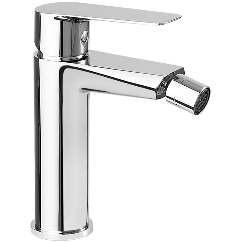 foto del prodotto inbagno miscelatore bidet in ottone cromo con leva monocomando cristallo