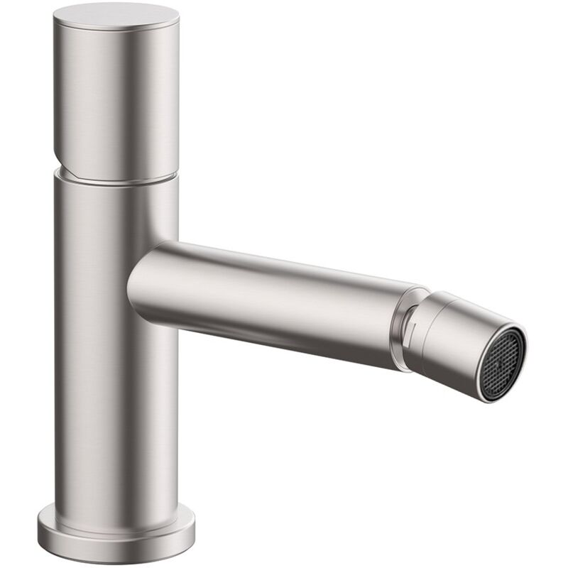 foto del prodotto inbagno miscelatore bidet satinato senza leva in acciaio inox gemini