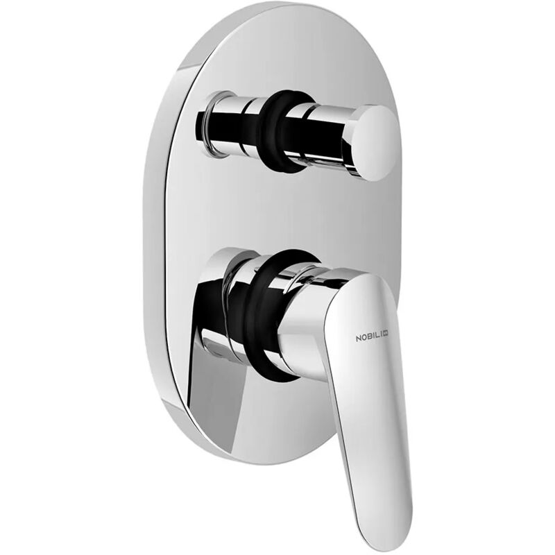 foto del prodotto inbagno miscelatore doccia incasso con deviatore nobili hof blues cromato a risparmio idrico