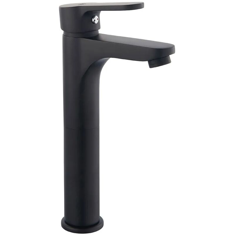 foto del prodotto inbagno miscelatore lavabo alto nero opaco serie paco