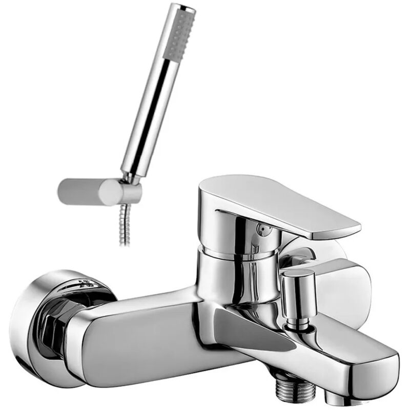 foto del prodotto inbagno miscelatore vasca con doccino e duplex serie erika