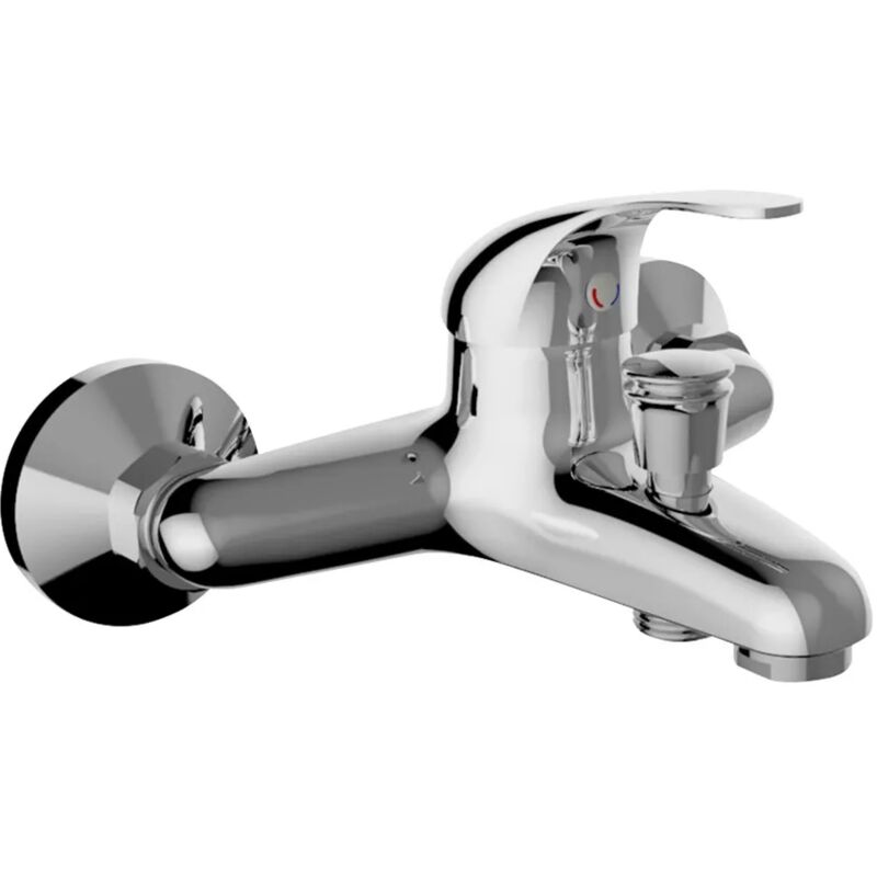 foto del prodotto inbagno miscelatore vasca in ottone cromato con deviatore fast
