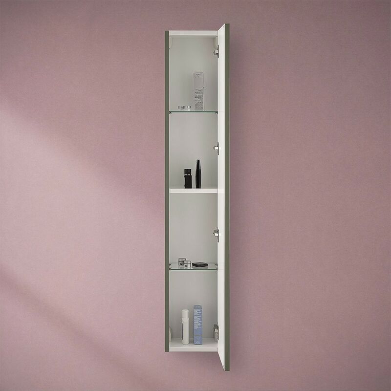 foto del prodotto inbagno pensile bagno sospeso cannettato h 150 cm verde bali