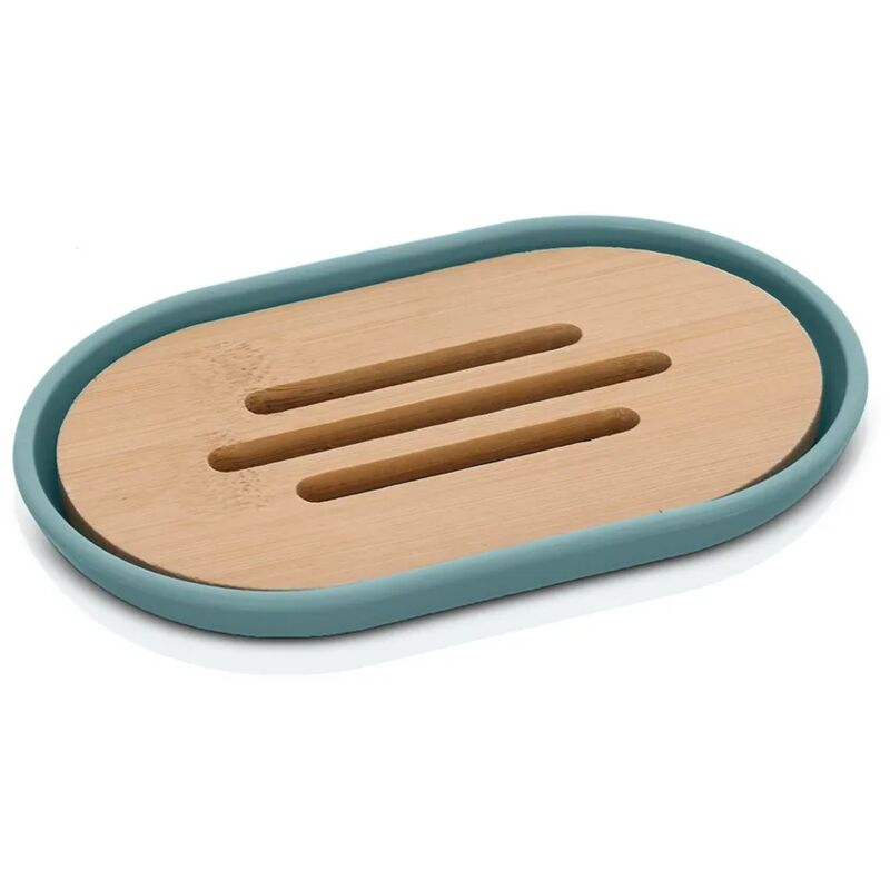 foto del prodotto inbagno porta sapone da appoggio acquamarina in abs e bamb surf