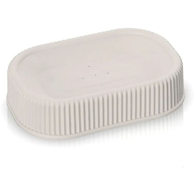 foto del prodotto inbagno porta sapone da appoggio beige in plastica ring
