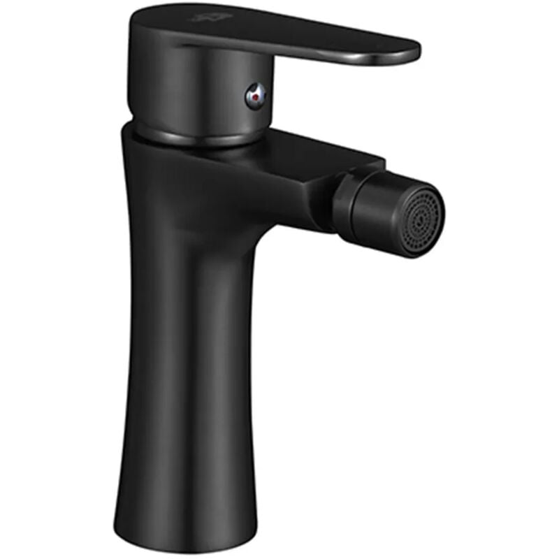 foto del prodotto inbagno rubinetto bidet nero opaco lizzy scarico incluso