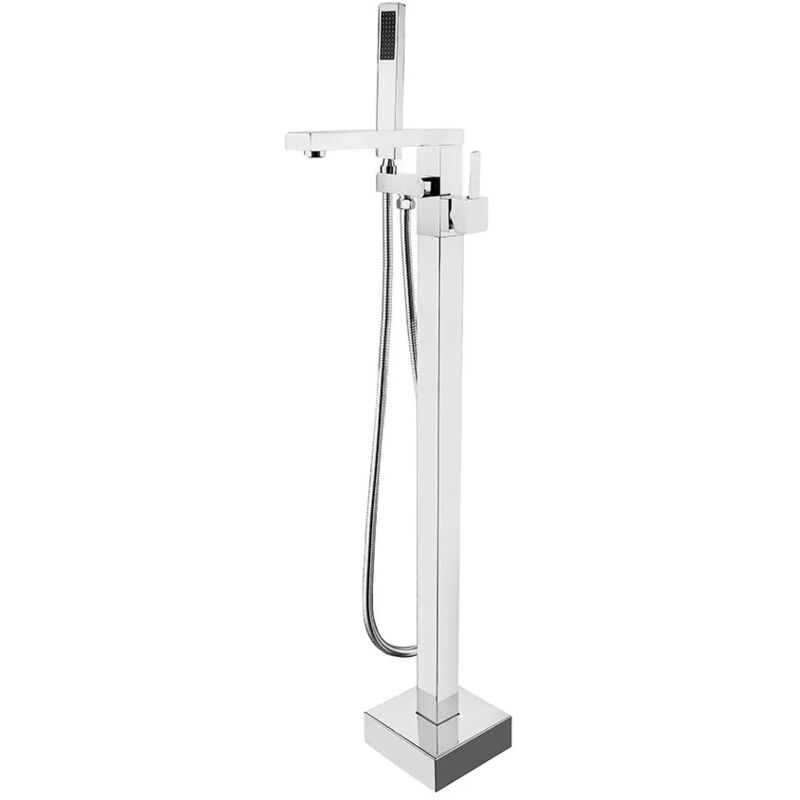 immagine 0 del prodotto inbagno rubinetto vasca a pavimento freestanding squadrato cromato