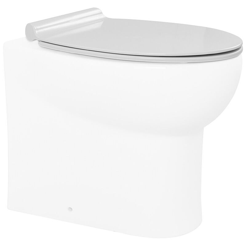 foto del prodotto inbagno - sedile copri wc neo iceberg bellezza con chiusura rallentata e sgancio rapido
