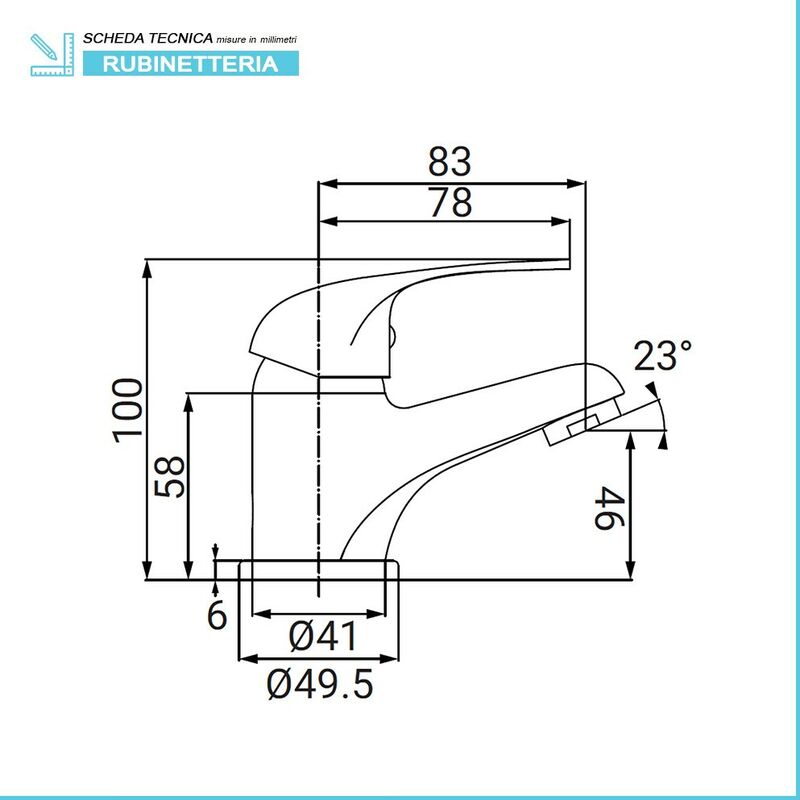 foto del prodotto inbagno set rubinetti lavabo bidet e incasso doccia serie italia