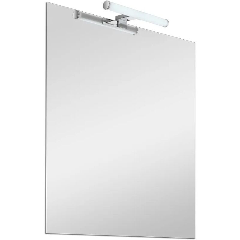 foto del prodotto inbagno specchio bagno 50x60 cm reversibile con luce led naturale