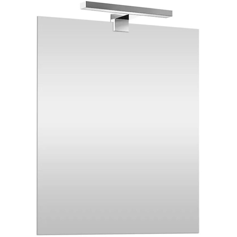 foto del prodotto inbagno specchio bagno 70x90 cm reversibile con luce led fredda