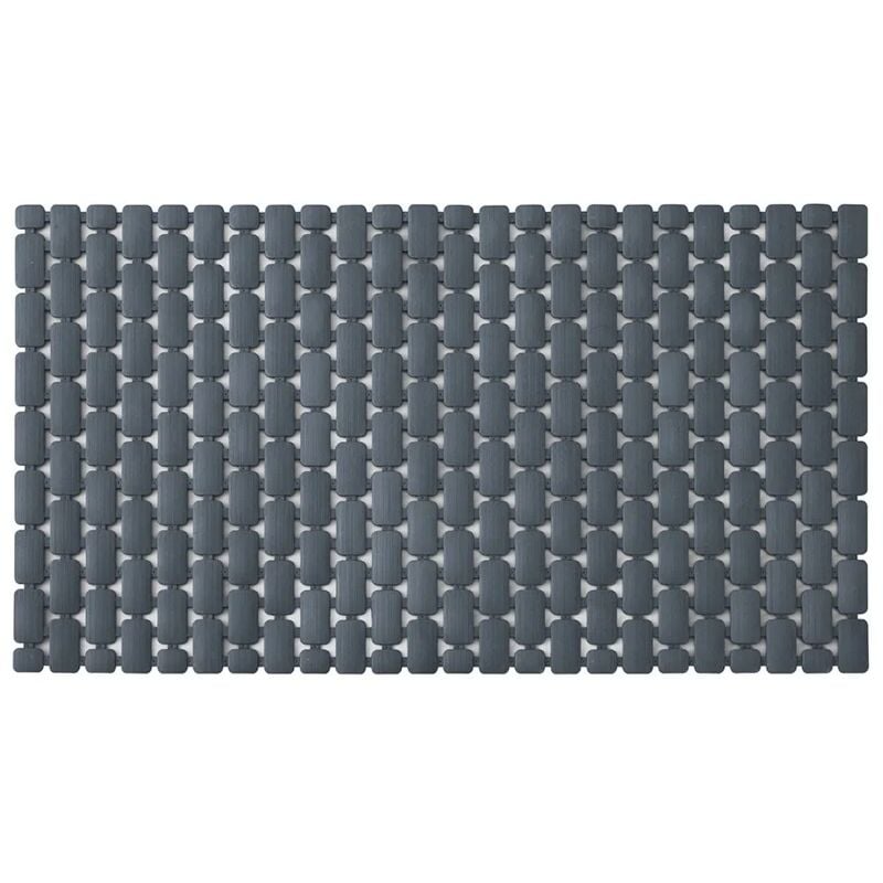 foto del prodotto inbagno tappetino antiscivolo doccia grigio 40x73 cm in plastica spring